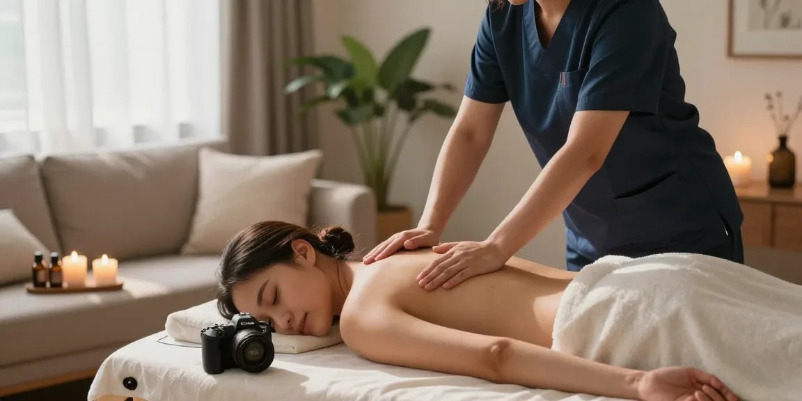 Experience premium 인덕원출장안마 in a tranquil home setting with a professional therapist providing personalized care.