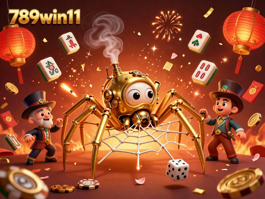 Engage in exhilarating gaming at 789win11 with vibrant casino elements and festive atmosphere.