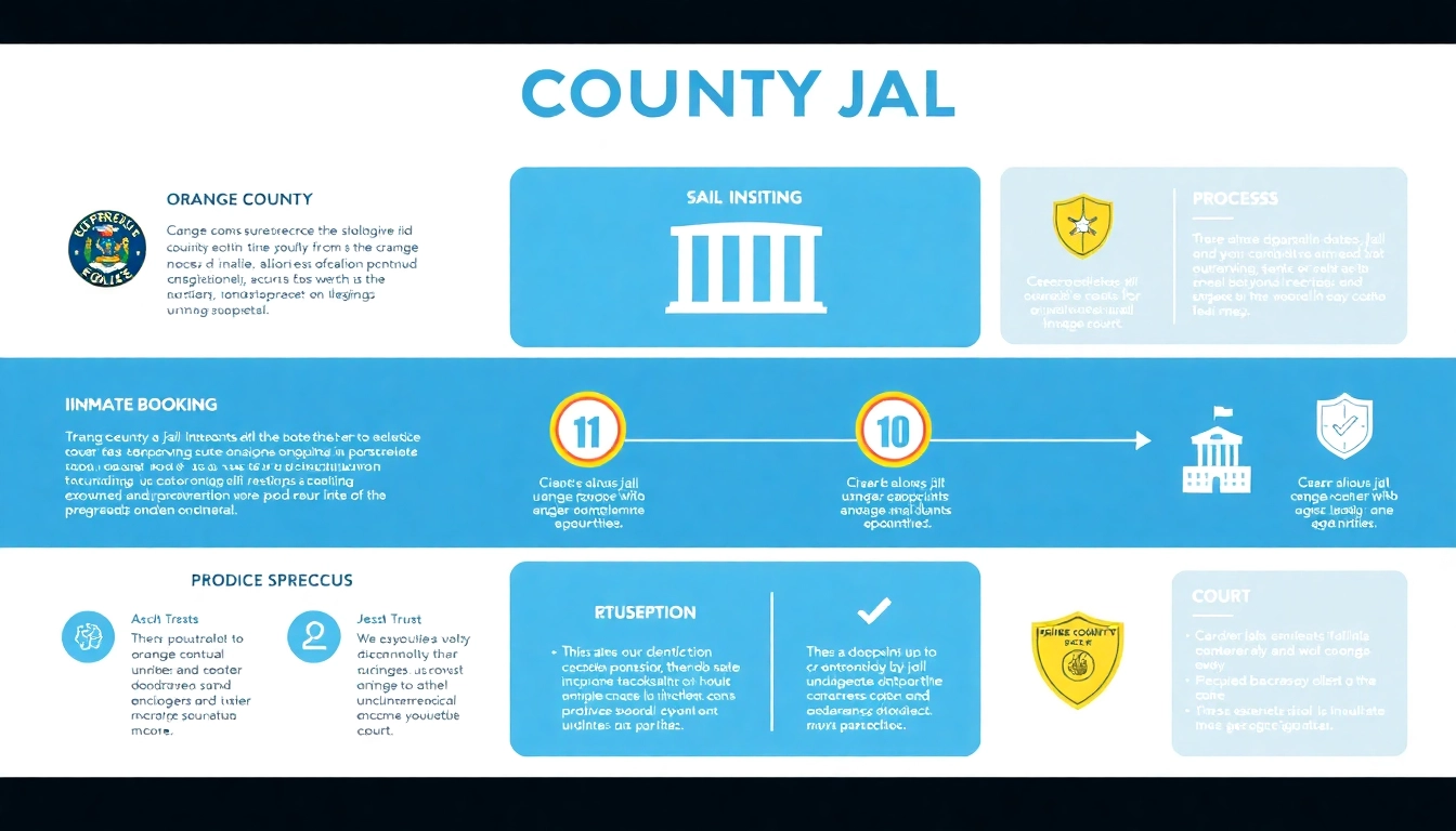 Visual representation of orange county jail inmate booking information shows key processes clearly.