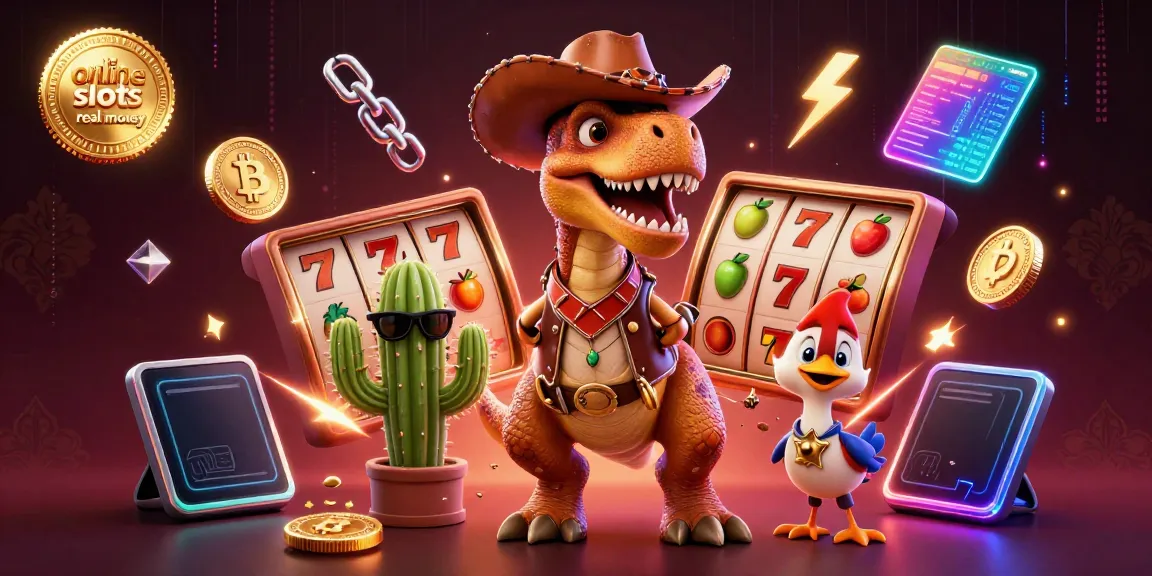 Experience exciting online slots real money gameplay with colorful characters and dynamic casino elements.