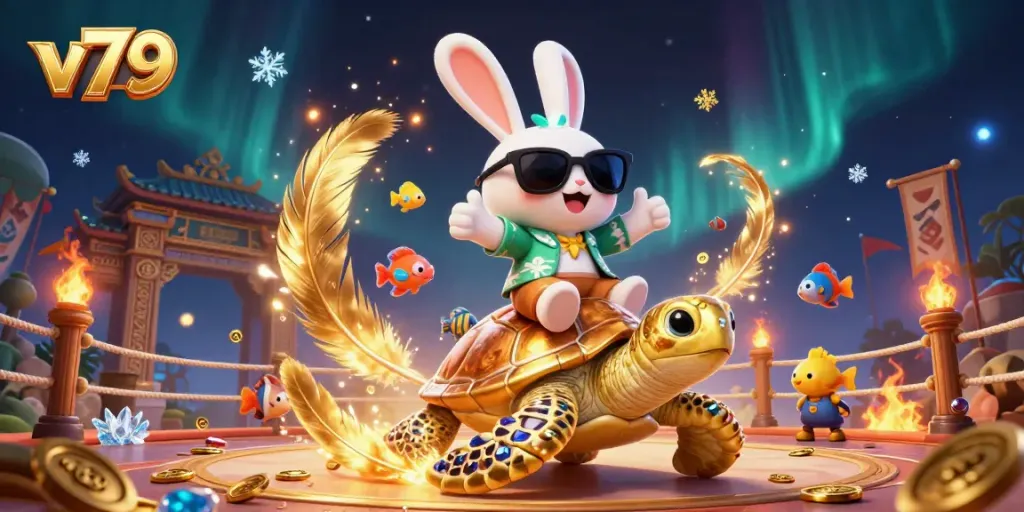 V79 online casino features adorable characters and vibrant gaming elements for exciting gameplay