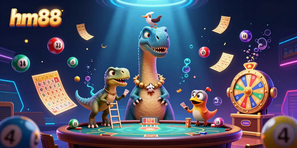 Experience thrilling gameplay with hm88 in a vibrant 3D casino scene featuring dynamic characters and casino elements.