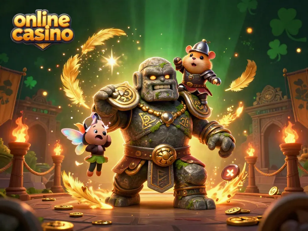 Gioca nei migliori online casino con un golem magico e un cavaliere coraggioso.
