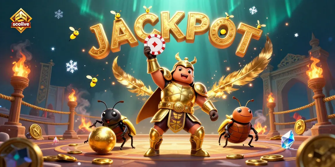 Socolive celebrates winning moments in a vibrant casino scene filled with golden elements and excitement.