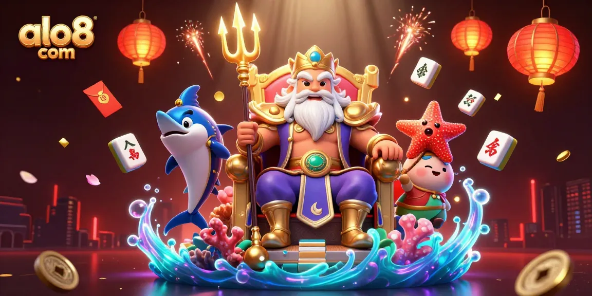 Experience the excitement of gambling at alo8 com with vibrant 3D casino-themed illustration.