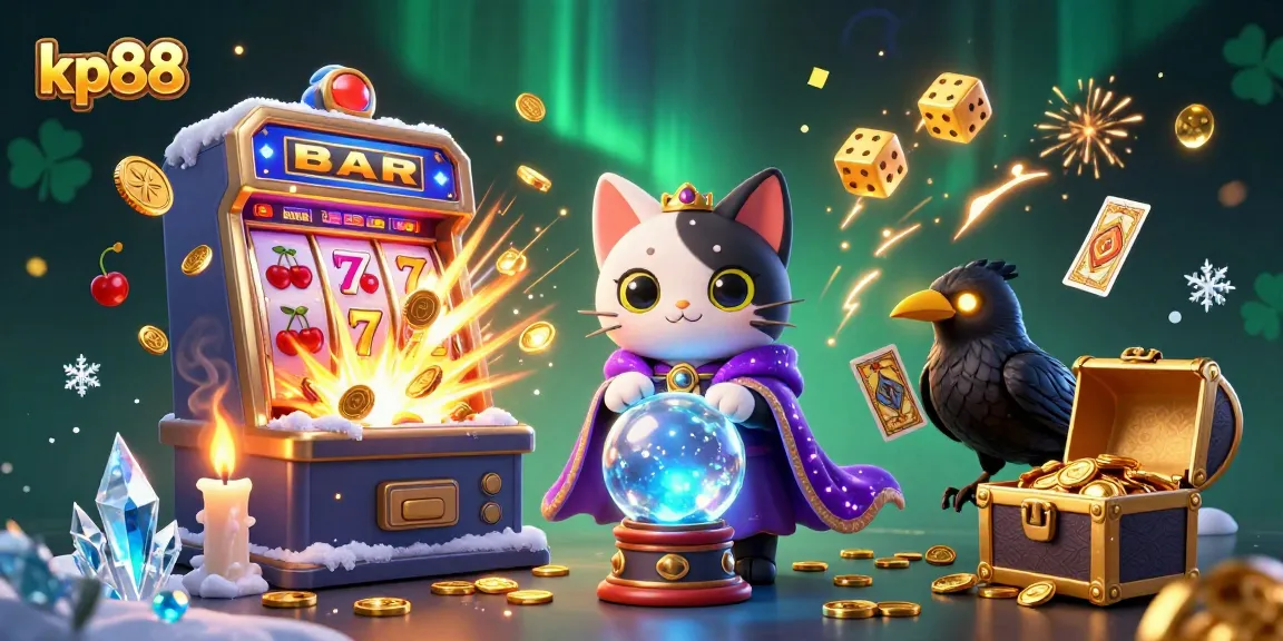 Spin the reels at kp88 with mystical characters and vibrant casino elements for an exciting experience.
