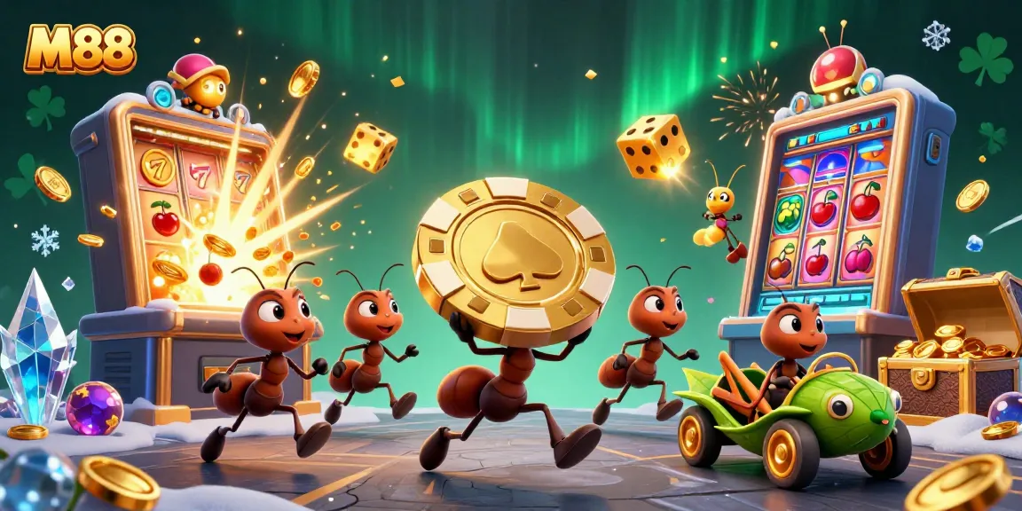 Engage with M88's thrilling online casino experience through a whimsical heist adventure.