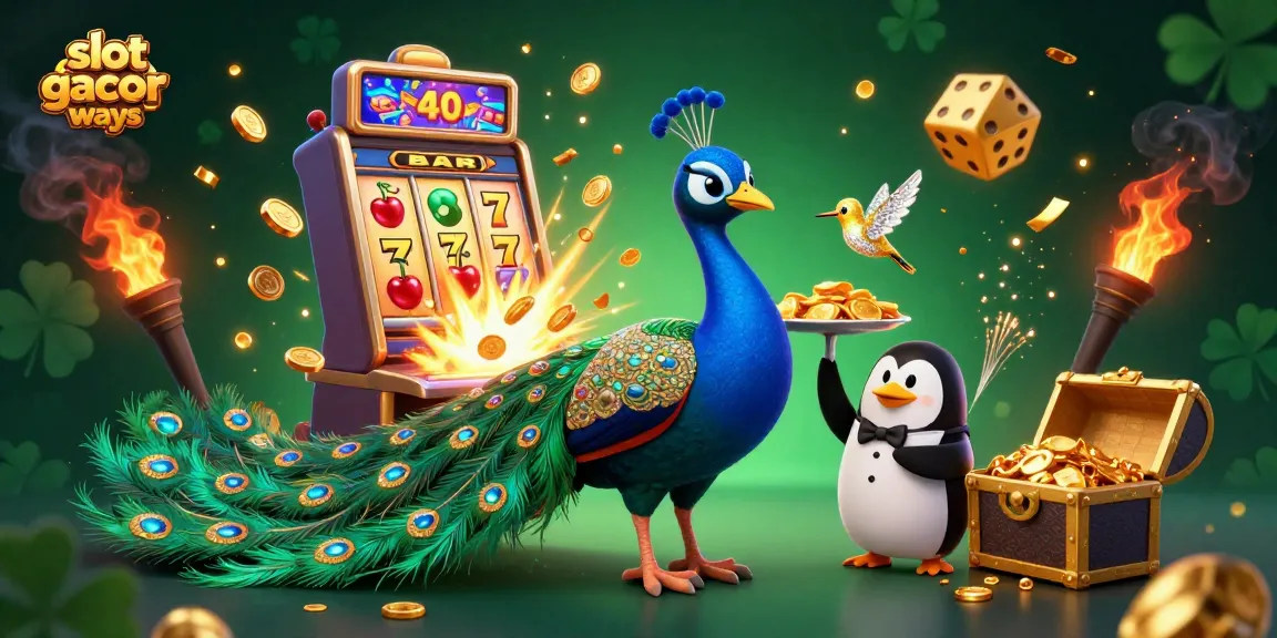 Experience slot gacor mahjong ways with an extravagant peacock, dazzling game elements, and winning energy.