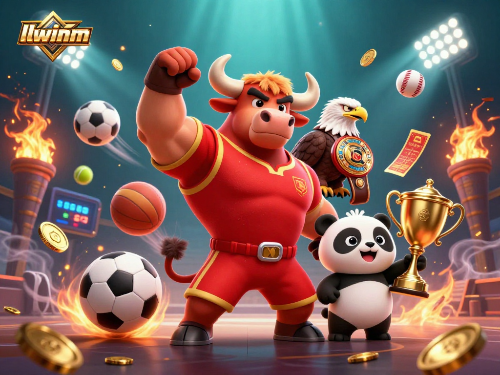 Join llwinm for thrilling online gambling experiences with vibrant characters and sports elements.