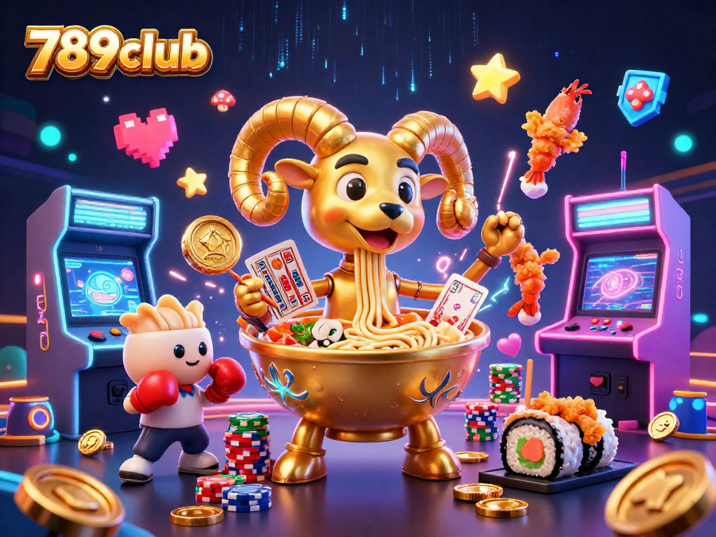 Engage in thrilling games at 789club with vibrant characters and casino elements.