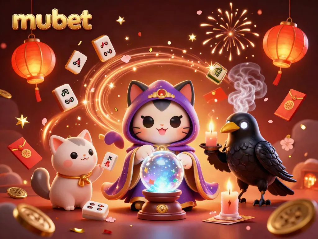 Experience thrilling wins with mubet in this vibrant 3D casino illustration.