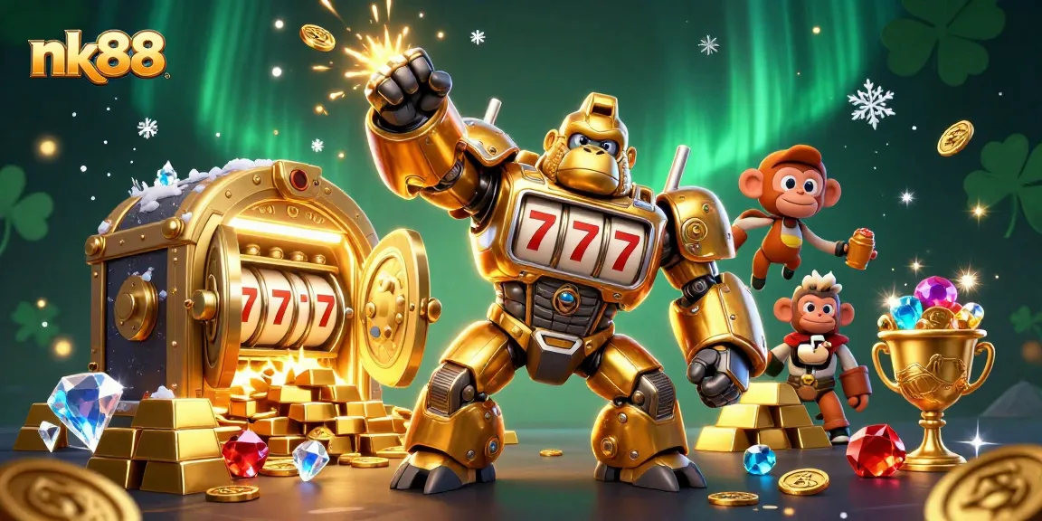 Experience thrilling jackpots at nk88 with explosive wins from the golden gorilla mech!
