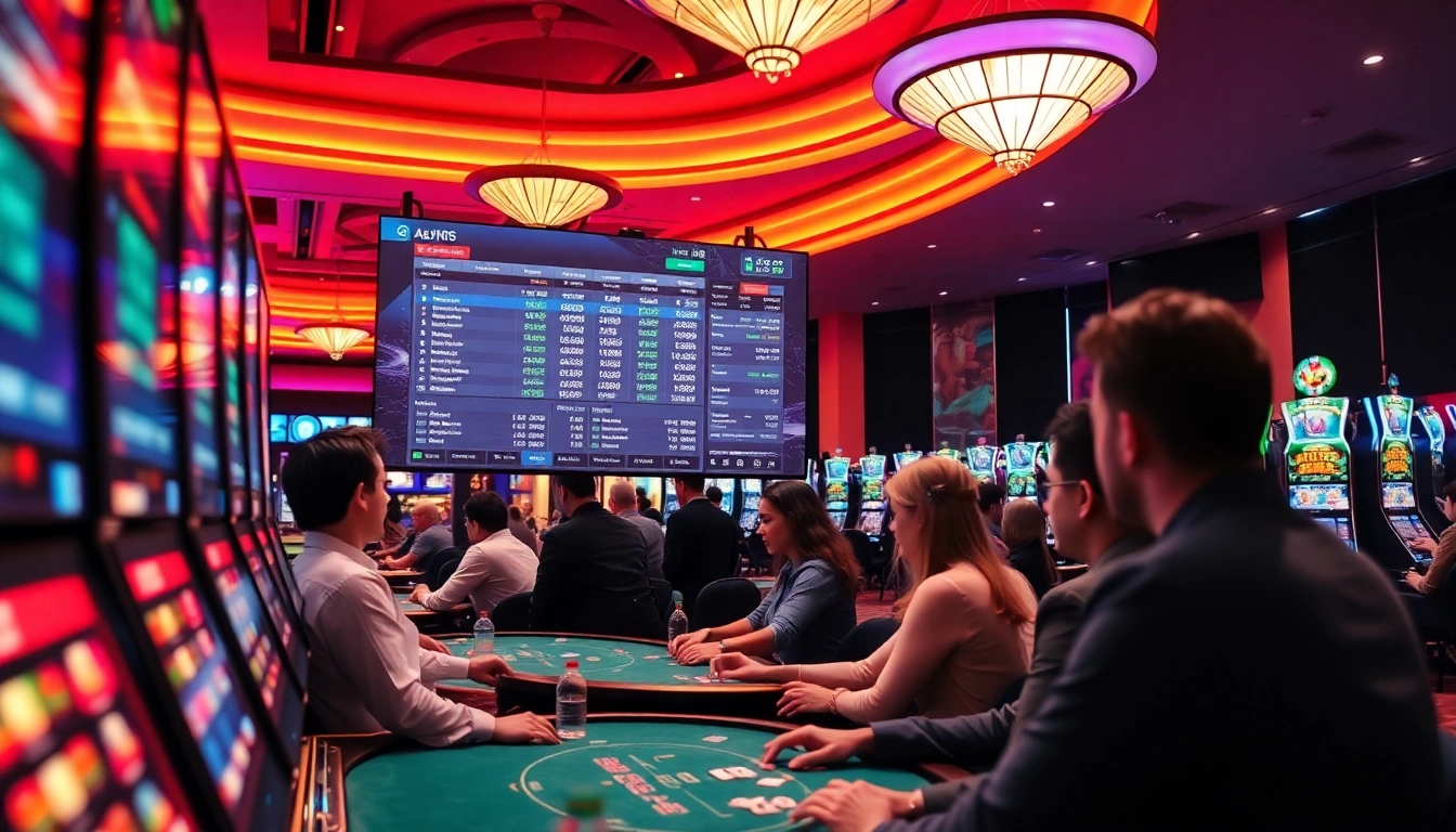 Engaging users with advanced online gambling tools in a vibrant gaming scene.