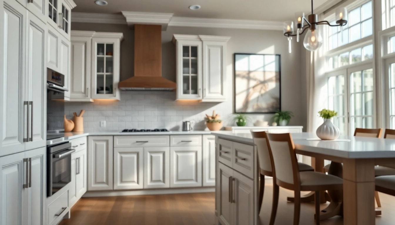 Stunning cabinet refacing Clearwater FL service showcased in an elegant kitchen setting.