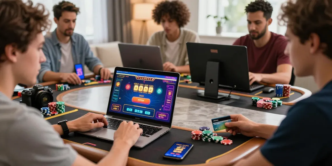 Exciting online casino experience at thegbhouse.co.uk with players enjoying credit card gaming.