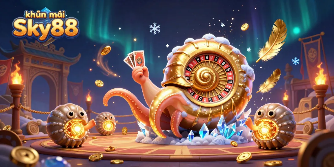 Engage in khuyến mãi Sky88 experiences with a vibrant casino scene featuring dynamic characters and elements.