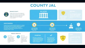 Visual representation of orange county jail inmate booking information shows key processes clearly.