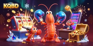 KQBD shows the colorful jackpot explosion in a vibrant cartoon-style illustration featuring the ocean's hardest puncher.