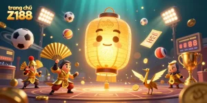 Experience the magic of gaming at trang chủ Z188 with the golden lantern spirit and dynamic sports elements.