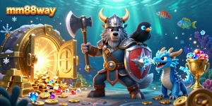 Engage in thrilling underwater adventures with mm88way's vibrant fish shooting game featuring epic heroes and treasures.