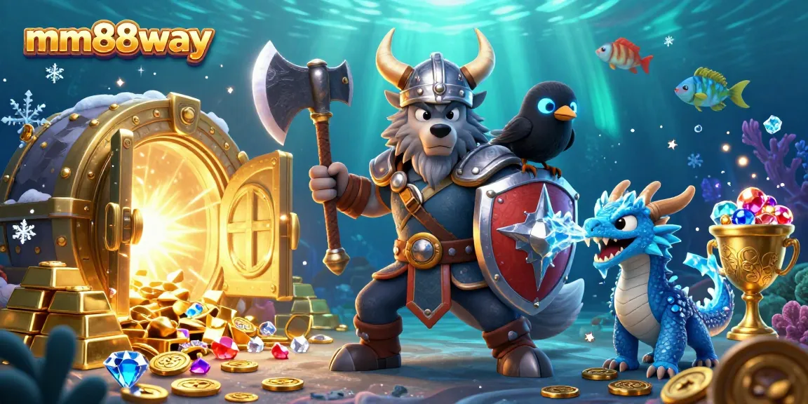 Engage in thrilling underwater adventures with mm88way's vibrant fish shooting game featuring epic heroes and treasures.